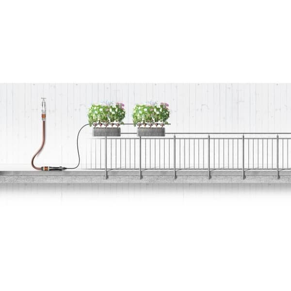 GARDENA Central bevattning 1000 Micro-Drip® - Flödeshastighet 1000l/h - Förfiltrering av vatten - Enkel fixering Snabb &amp; Enkel - (1355-20)
