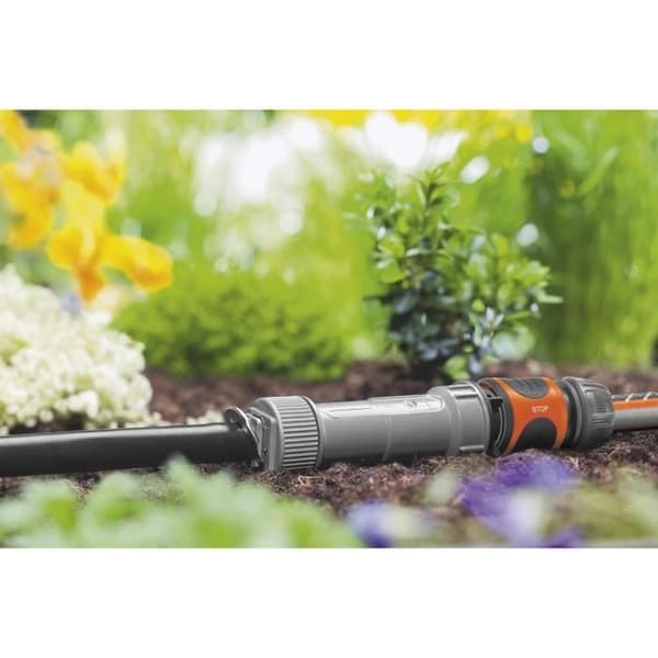 GARDENA Central bevattning 1000 Micro-Drip® - Flödeshastighet 1000l/h - Förfiltrering av vatten - Enkel fixering Snabb &amp; Enkel - (1355-20)