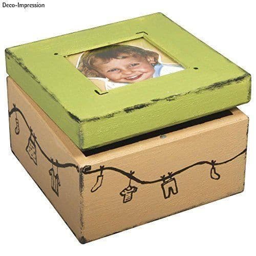 Träbox - Rayher Hobby - 12 x 12 x 8.2 cm - FSC Mixte - Ideal för kreativa projekt