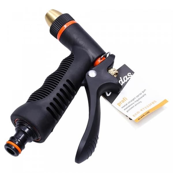 JUSTERBAR METALL SPRAYPISTOL PROFI BRADAS BLACK LINE | SPraymunstycke