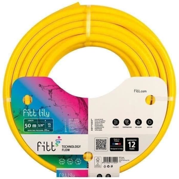 FITT - Gul lilje rör 3 lager för frekvent användning d 15mm x 50