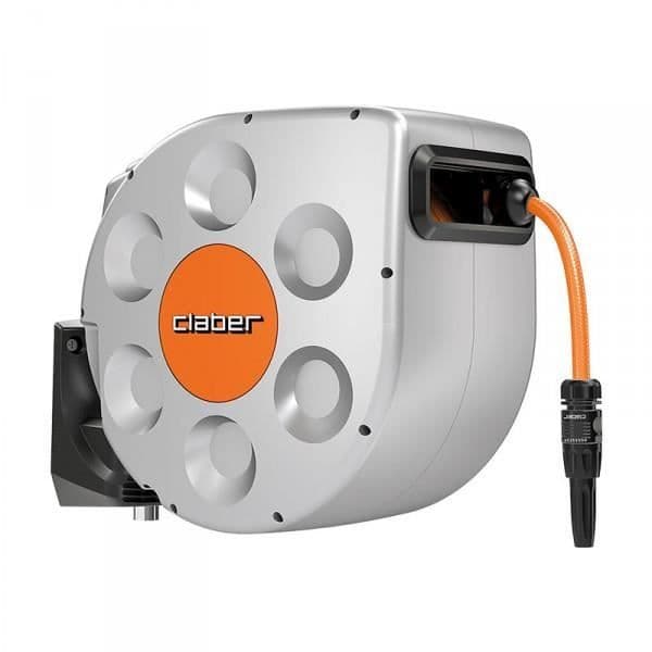 Rotoroll Evolution slangvinda - Claber - 20m - Automatisk upplindning - Trädgårdsbevattning