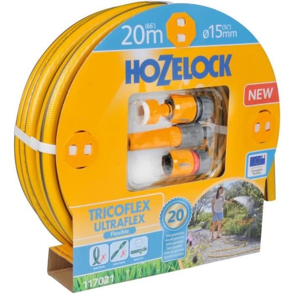 HOZELOCK Super Tricoflex Ultraflex trädgårdsslang Ø 15 mm Längd 20 m (117021)