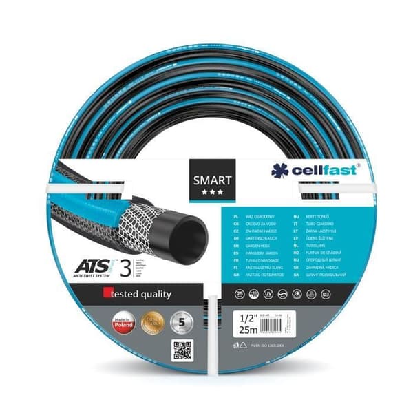 Vattenslang - Smart - ATSV 13-100 - 25m - 3 lager - UV- och algmotståndskraftig