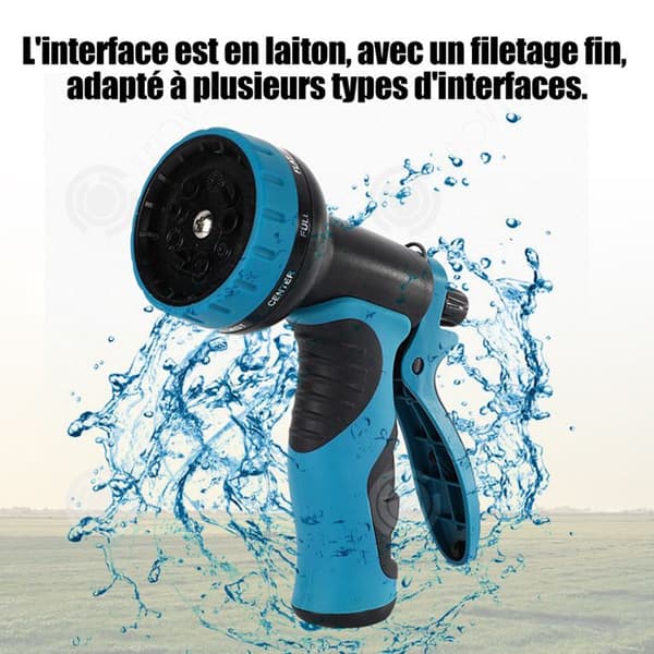 INN Expanderbar Trädgårdsslang 30m Flexibel Magic Hose Anti-Leak Lätt och lätt att förvara Slitstark Expanderbar Trädgårdsslang Blå