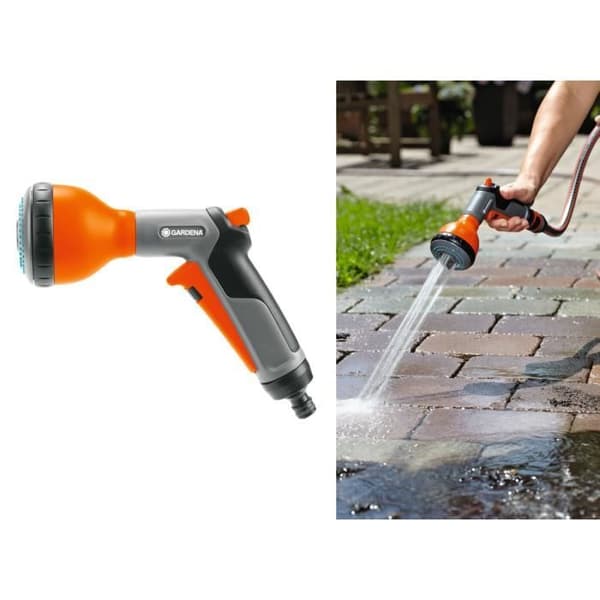 GARDENA Classic Multi-Purpose Gun – Frostskydd – Original GARDENA System – Flera strålar – 2-års garanti