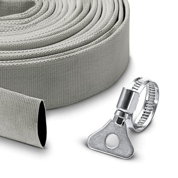 Platt textilslangsats - KARCHER - 10 m x Ø 1''1/4 (32 mm) - Praktisk - Högt flöde