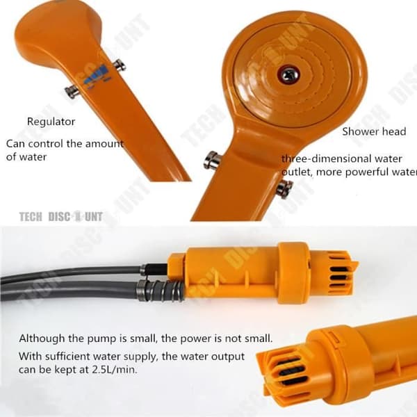 TD® Expanderbar Sprinkler Duschslang Utomhus Trädgård Bil Camping Rengöring Vattentät Lång indragbar Stark slang Sprinkle Sp
