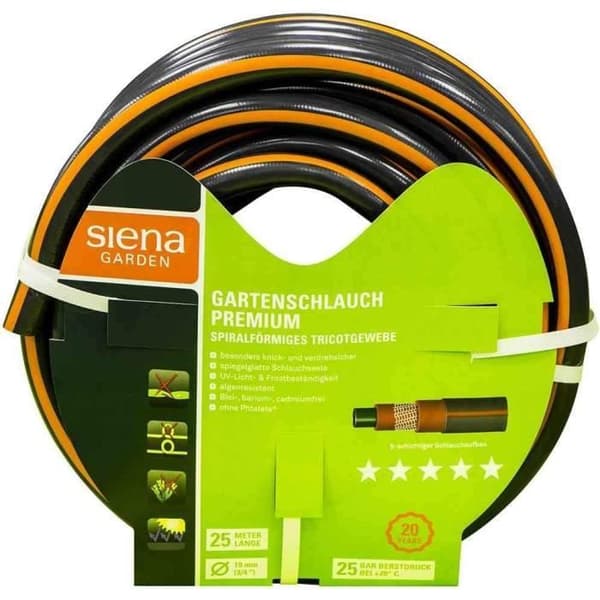 Siena Garden Premium vattenslang 19 mm 34, Rulle på 25 m