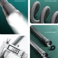 Miniatyrbilde 2 av 4: INF 2 Meter Lys Grå Nylon Anti-Eksplosjon Dusjslange