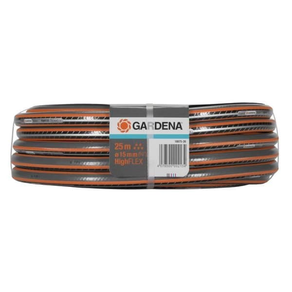 GARDENA Comfort HighFlex trädgårdsslang – Längd 25m – Ø15mm – Trasselfri och formstabil – 25 års garanti (18075-26)