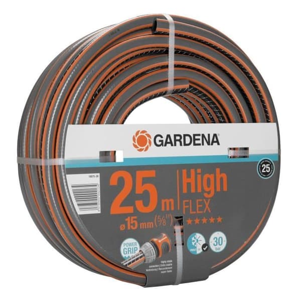 GARDENA Comfort HighFlex trädgårdsslang – Längd 25m – Ø15mm – Trasselfri och formstabil – 25 års garanti (18075-26)