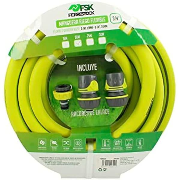Vattenslang - FERRESTOCK - FSKMDU007 - 20 meter - Flexibel PVC - Alge- och UV-skyddad