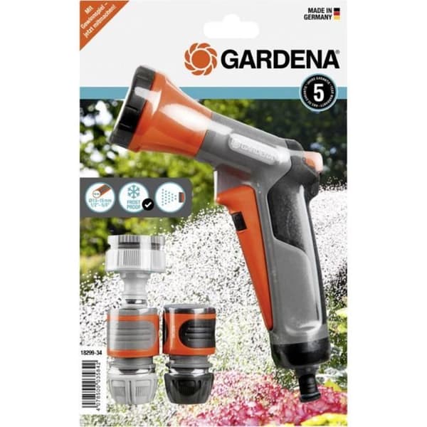 Vattenslang med kopplingar - GARDENA - 18299-32 - Comfort duschhuvud - Plast - Trädgårdsbevattning