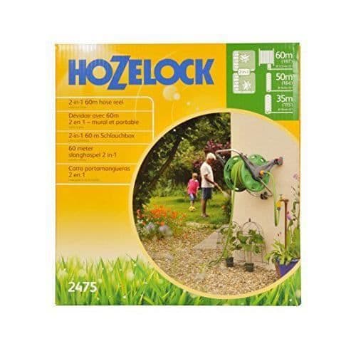Slanglindare - Hozelock - 06424750 - 45 meter - Manuell - Väggmontering ingår