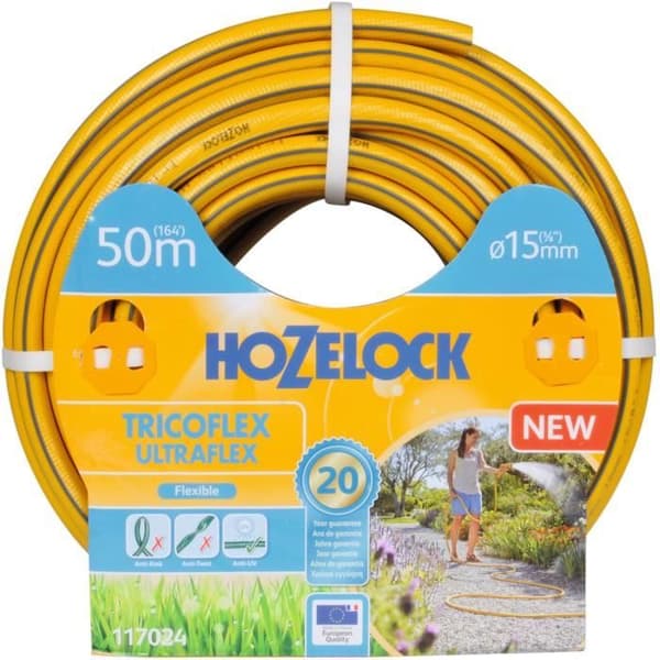 HOZELOCK - Trädgårdsslang - tricoflex ultraflex 15mm 50m