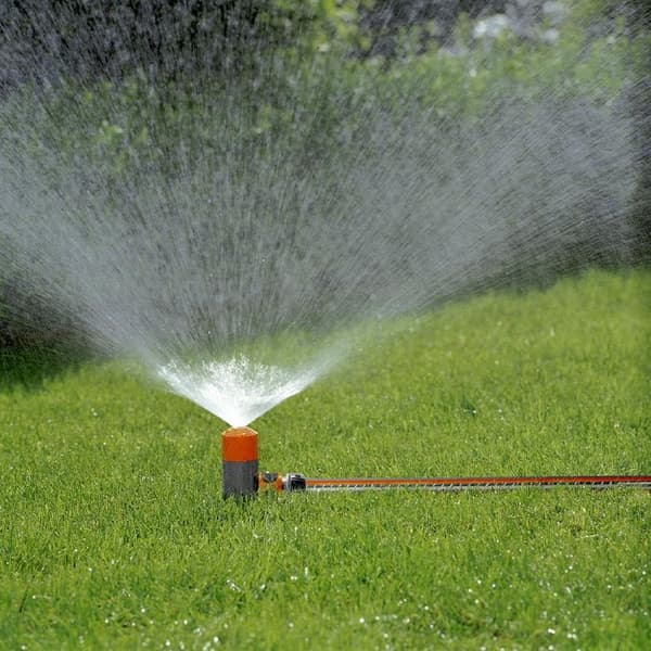 GARDENA Fox Classic Sprinkler – Max yta 100m² – 360° liten yta vattning – Max räckvidd 11m – 5 års garanti (1951-20)