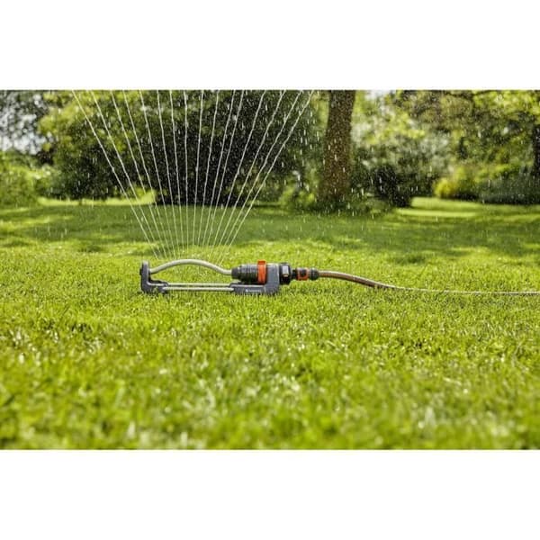 GARDENA Aquacount oscillerande vattenmätare sprinkler - Yta 220 m² - Räckvidd 17 m max - UV- och frostbeständig (18354-20)