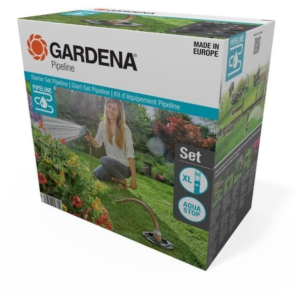 GARDENA Pipeline Retrofit Kit – Eftermonteringssats för 2 vatteninlopp (8270-20)
