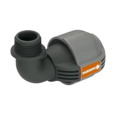 Anslutning för sprinkler - GARDENA - 2781-20 - 90° vinkel - Snabbkopplingssystem - Automatisk tätning