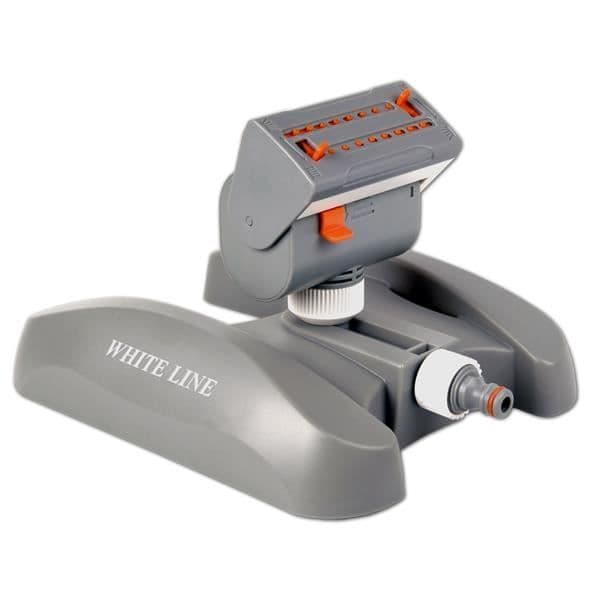 Arroseur - BRADAS - VIT LINJE - Justerbar - Plast - 4 till 8 bevattningsfunktioner