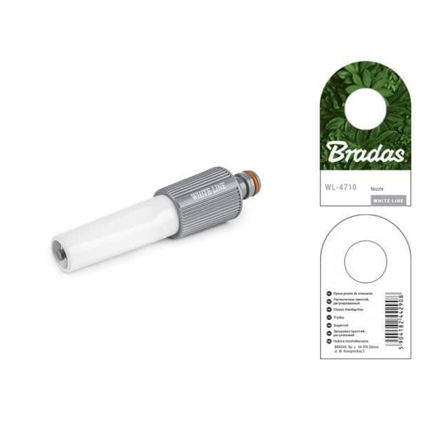 'BRADAS WL DE 4710 10 X SPRUTA JUSTERBART MUNSLUT ''WHITE LINE, P KVALITET