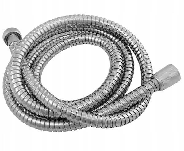 Rosso forkromet gummi-metal bruserslange 1,5 m