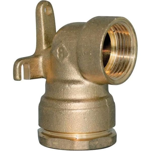 Mässingsanslutning för PE-rör - Vägglampa - 1/2'' hona - SOMATHERM