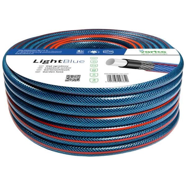 Trädgårdsslang 3/4" Vartco Light Blue 4 lager, 20m lång