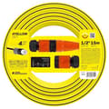Miniatyrbild 1 av 2: Cellfast 4YELLOW bevattningssats 15m slang + rak sprinkler, snabbkopplingsavstängning och tillbehör