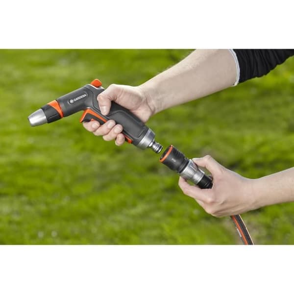 Rengöringspistol + premium aquastop-anslutning – Frostskydd – Original GARDENA System – Komplett kit – 5 års garanti