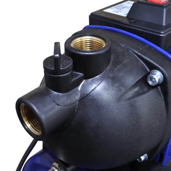 vidaXL elektrisk havepumpe 1200 W blå