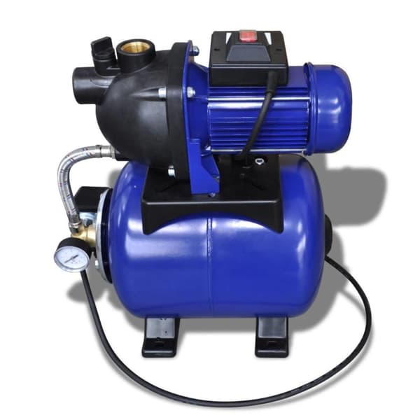 vidaXL elektrisk havepumpe 1200 W blå