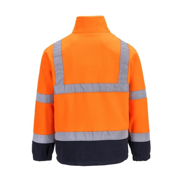 Portwest Fodrad Hi Vis fleecejacka för män