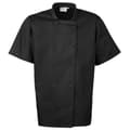 Miniatyrbilde 1 av 2: Premier Unisex Short Sleeved Chefs Jacket / Workwear (Pack of 2)
