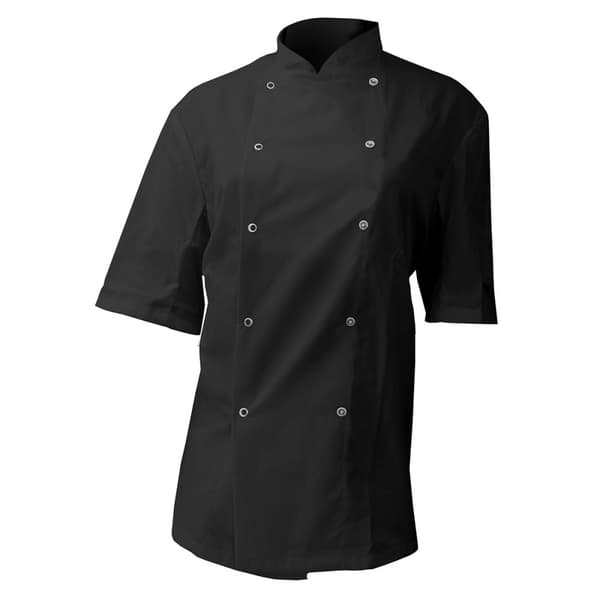 Dennys AFD Mens Chefs Jacket / Chefswear (Pack of 2) Black XS