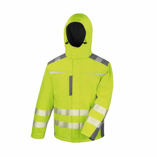 Result Safeguard Mens Dynamic Hi-Visibility Softshell arbetskläder för män