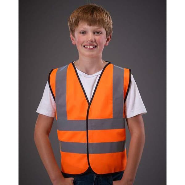 Yoko Hi-Vis Childrens Unisex Waistcoat / Jacket