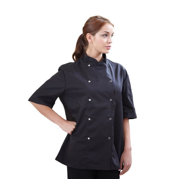 Dennys Womens/Ladies Economy Short Sleeve Chefs Jacket / Chefswear