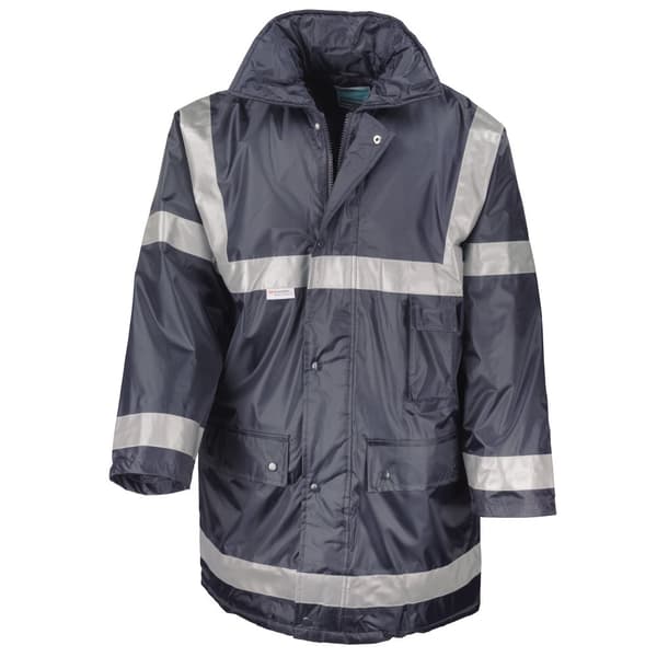 Result Work-Guard Workwear Management Coat för män Navy Blue M