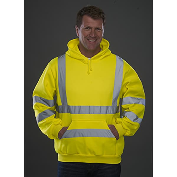 Yoko Mens Hi Vis Reflective Hoodie