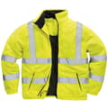 Miniatyrbild 1 av 2: Portwest Fodrad Hi Vis Fleecejacka för män (2 st.)