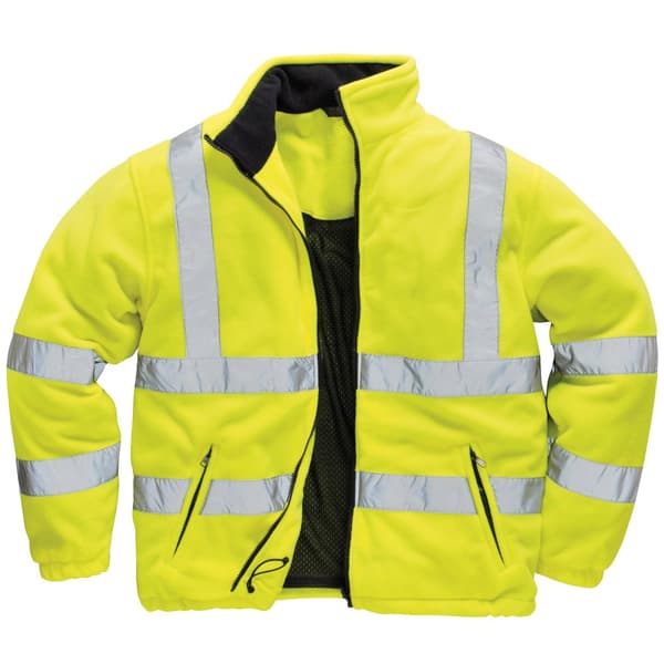 Portwest Fodrad Hi Vis Fleecejacka för män (2 st.)