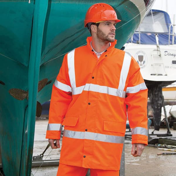 Result Core High-Viz Motorway Coat (vandtæt og vindtæt)