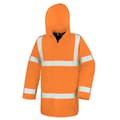 Miniatyrbillede 1 af 2: Result Core High-Viz Motorway Coat (vandtæt og vindtæt)
