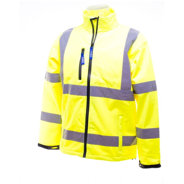 Yoko Hi-Vis Sofshell jakke til mænd