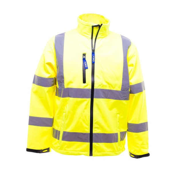 Yoko Hi-Vis Sofshell jakke til mænd