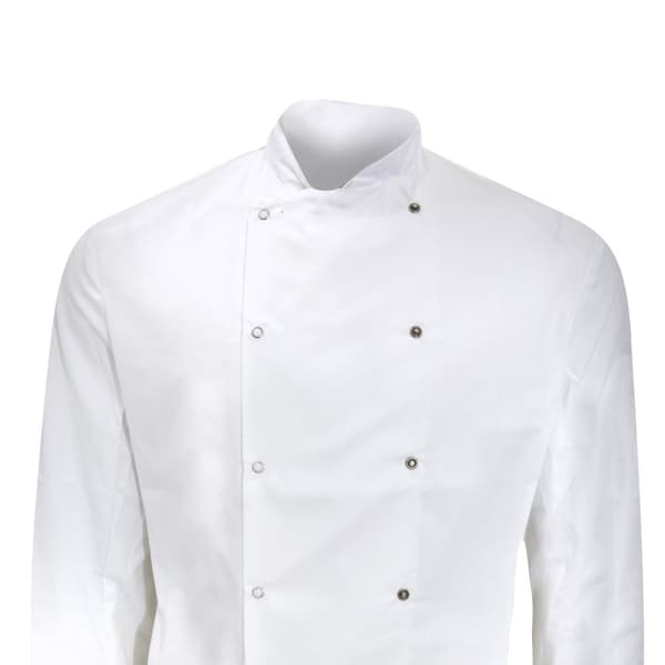 Dennys Langærmet kokkejakke til mænd / kokkebeklædning