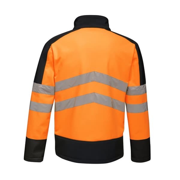 Regatta Unisex Hi Vis Pro Reflective Softshell Work Jacket