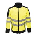 Miniatyrbilde 1 av 2: Regatta Unisex Hi Vis Pro Reflective Softshell Work Jacket